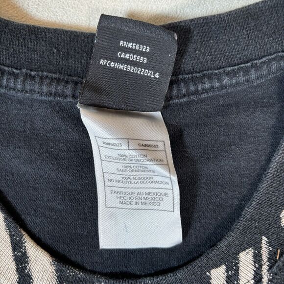 Vintage Y2k Jordan AOP Tee Mens Size XXL Black - Picture 9 of 13